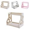 Kitchen Organizer Dual Layer Pp Material With Nonslip Surface For Home Cooking Storage
