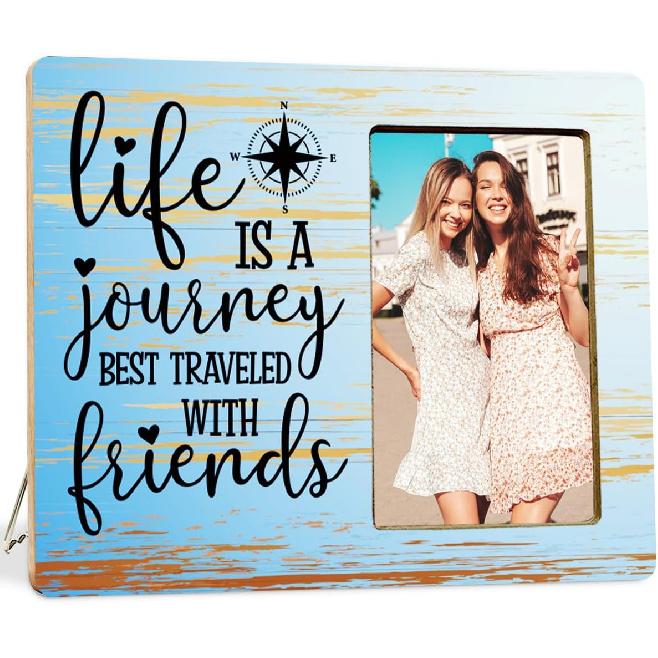 Good Luck Finding Better Coworkers Than Us Wood Picture Frame,Goodbye Farewell Wood Picture Frame for Colleague синий