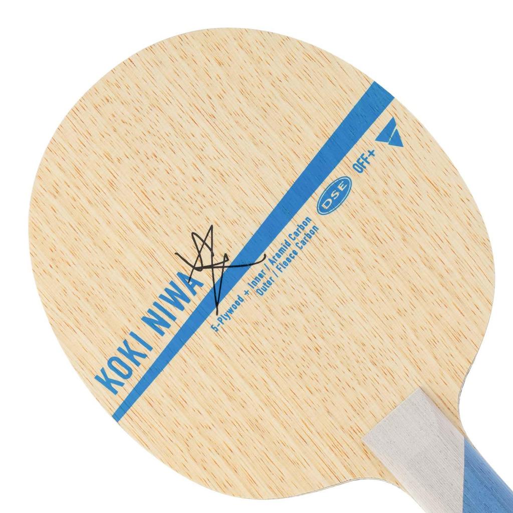 VICTAS Table Tennis Racket Koki Niwa Shakehand Offensive Special Material Model Used by Koki Niwa Straight 027805