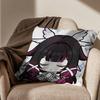 Skirk Columbina Genshin Impact Cushion Cover Suitable For Sofa Car Bedroom Office Cushions Decorative Pillow Case