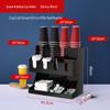 Homeglen Bar Counter Cup and Straw Organizer