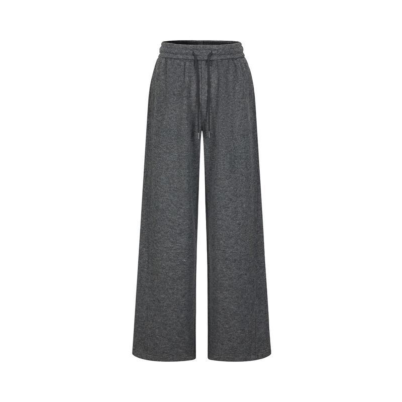 Women's Plush Lined Loose Fit Straight Leg Knit Pants
