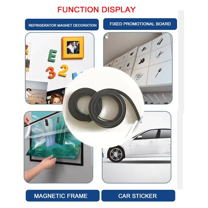 1M Rubber Magnetic Stripe Flexible Magnet DIY Craft Tape