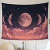 Pink Moon Phase Tapestry