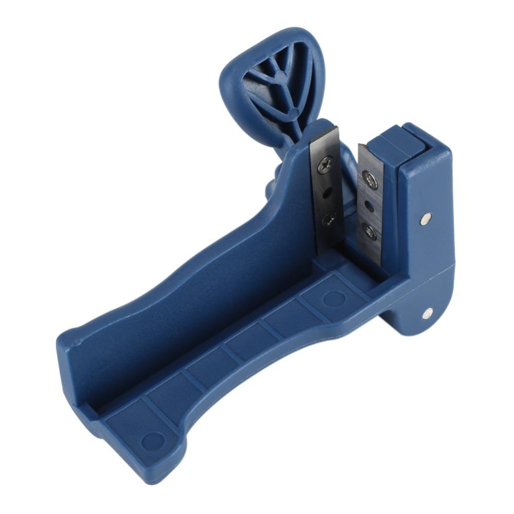 PVC Head Tail Trimmer Dark Blue Wood Edge Trimming Durable Edge Banding Trimming Tool