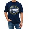 new cotton tshirt Cotton summer Man t shirt Property Of America The Great Short Sleeve Soft Round Neck Tshirt male teeshirt