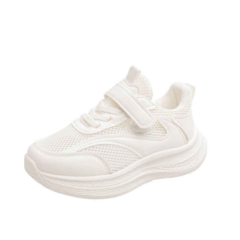 Girls' sneakers 2025 spring new children's dad shoes breathable fashion little white shoes girls running shoes single shoes