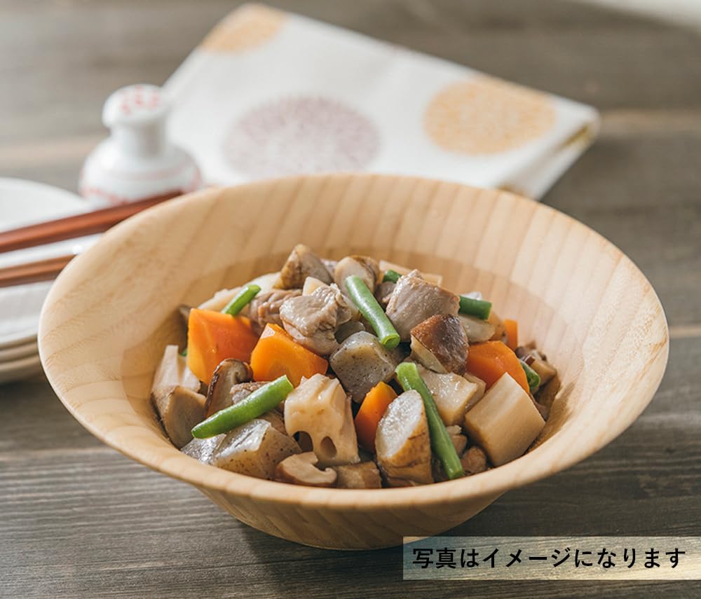 Symbi ETHICLE Small Natural Dishwasher and Microwave Diameter 150mm X Height Bowl, Bamboo, Safe, 48mm, ECL-18