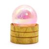 Rose Quartz Sphere Titanium Aura 40mm with Stand