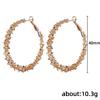Cao Shi Exaggerated Irregular Thorn Hoop Earrings – Trendy Nightclub Ear Ornaments