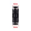 6/8/10mm Pneumatic Pipe Slip-lock Quick Connectors Straight Elbow Tee Y-shape 3-way Garden Lawn Misting Cooling Joints 3/10Pcs