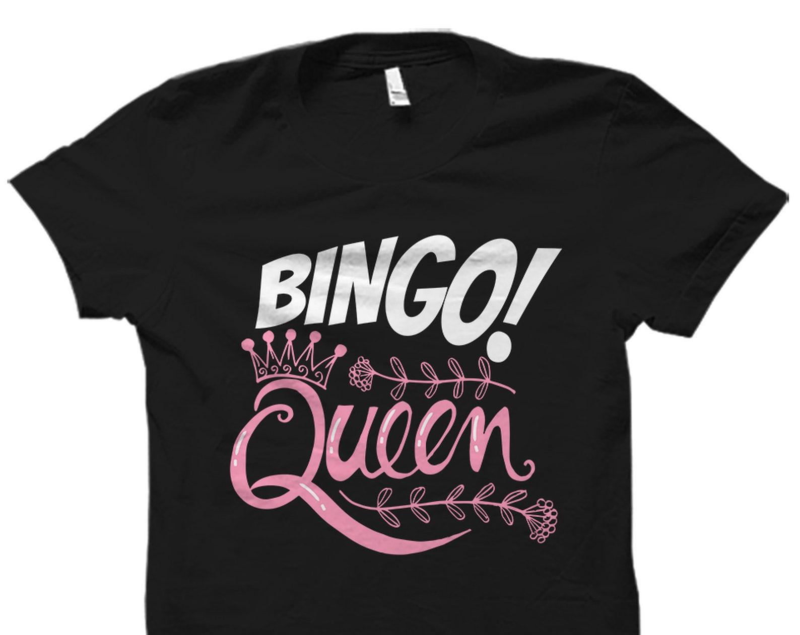 Bingo Queen Shirt. Bingo Queen Gift. Bingo Outfit. Bingo Shirt. Bingo Gift. Bingo Lover Shirt. Bingo Game Shirt. Game Night Shirt #OS2430 M
