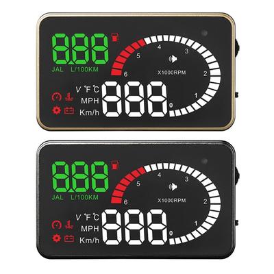 Head Up Display, Car HUD OBDII Auto Electronics HUD Projector Display Digital CarSpeedometer Overspeed Alarm