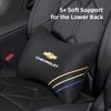 Car Headrest Pillow Lumbar Support Suede Neck Rest Back For Chevrolet Camaro Equinox Traverse Montana Silverado Trax Keychain