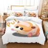 Pui Pui Molcar Bedding Set Single Twin Full Queen King Size Bed Set Adult Kid Bedroom Duvet Cover Sets 3D Anime Bed Sheet Set