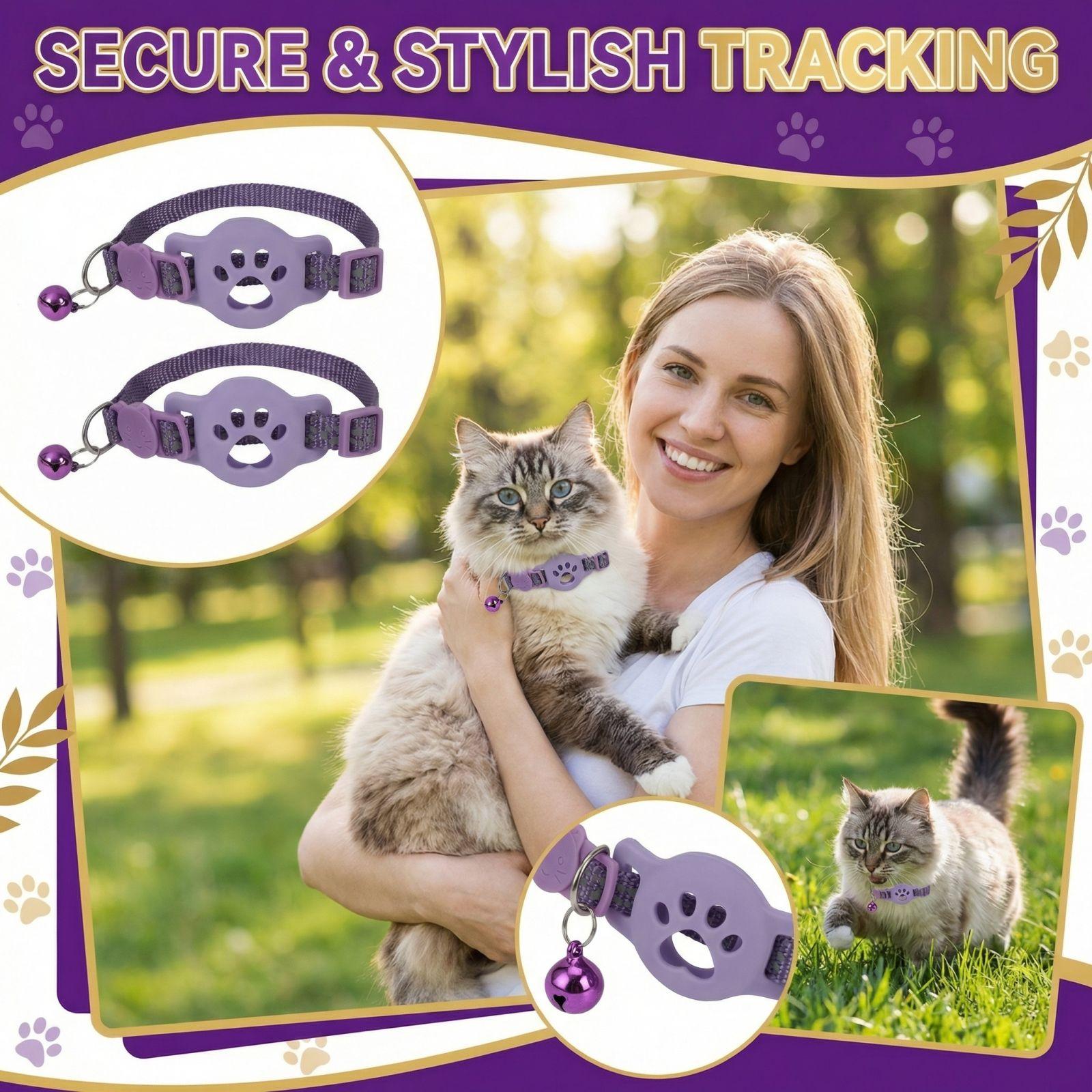 

Pet Fashion General Not Prone To Deformation Pet Collar One Size фиолетовый