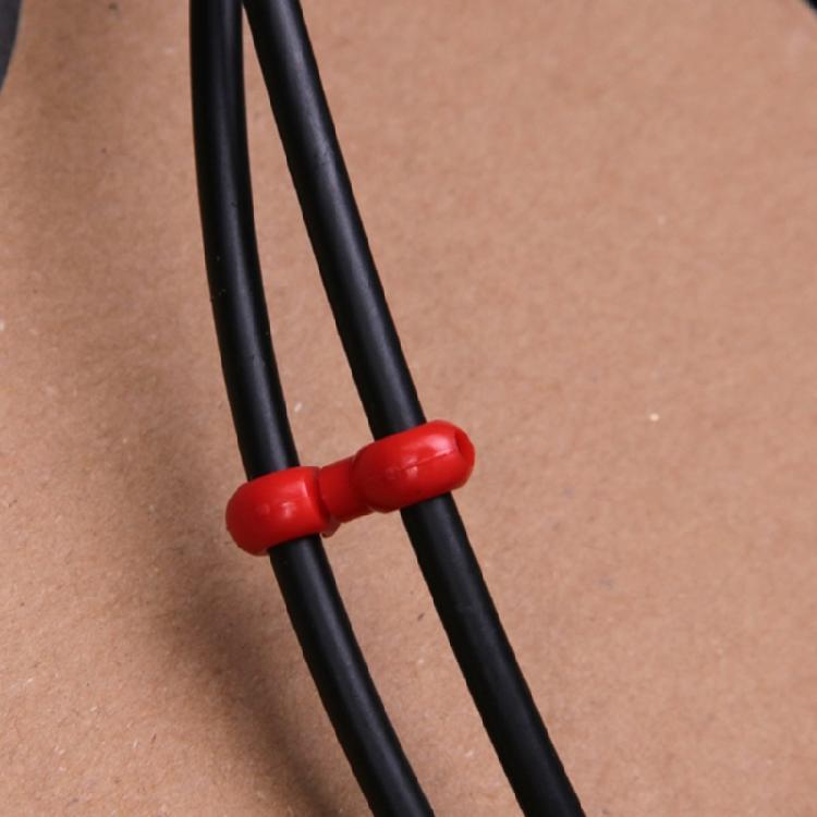 20 Pcs Plastic Bike Brake Cable Clips Bike Cable Clasps S-Style Lines Clips