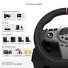 Steering Wheel for PC Racing with PS4/Xbox Series X Compatibility, Includes Three-Pedal Shifter