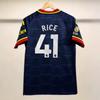 Mens Short Sleeve Football Jersey Premium Fan Edition Striped Design Arsenal Home Match Support