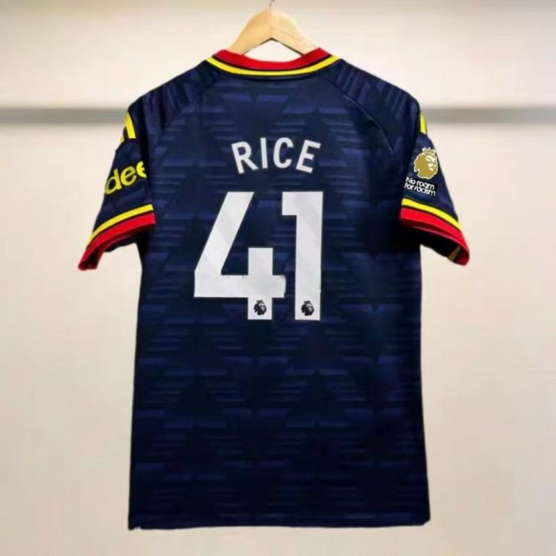 Mens Short Sleeve Football Jersey Premium Fan Edition Striped Design Arsenal Home Match Support