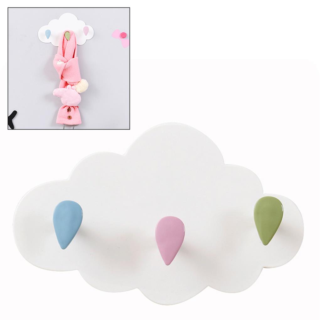 Hooks Cloud Seamless Dish Drying Hanging Multi-Purpose Self-adhesive No Drilling ple Style Kitchen Supplies Accessories