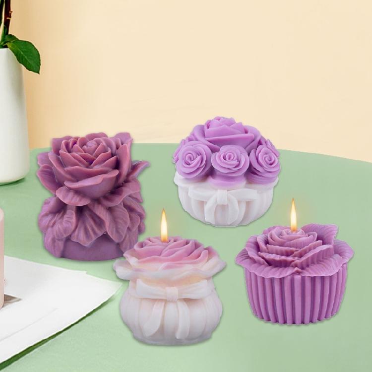 Flowers Candle Molds Casting Molds Silicone Mould Ornament Molds Plasters Molds Epoxy Resin Molds