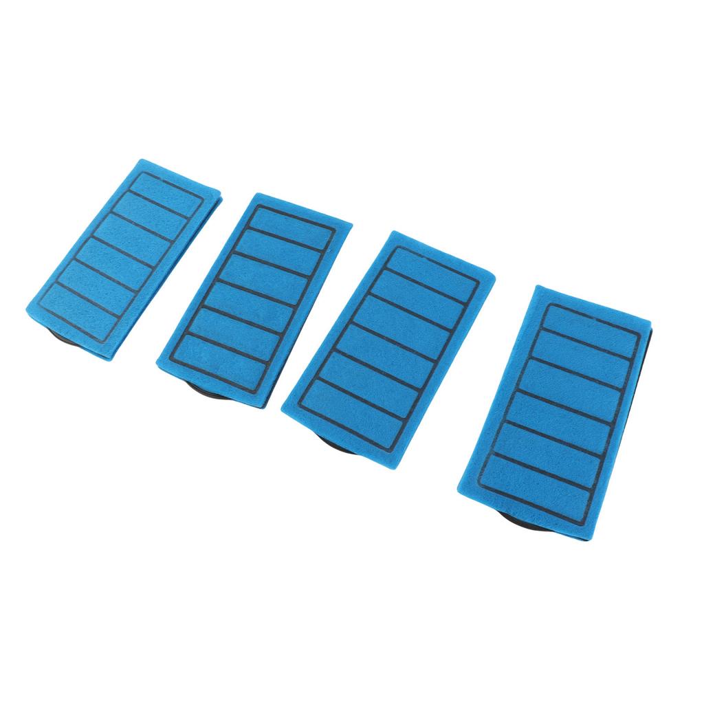 4pcs Blue Filter Cartridges Aquarium Tortoise Tank Carbon Filter Element Replacement