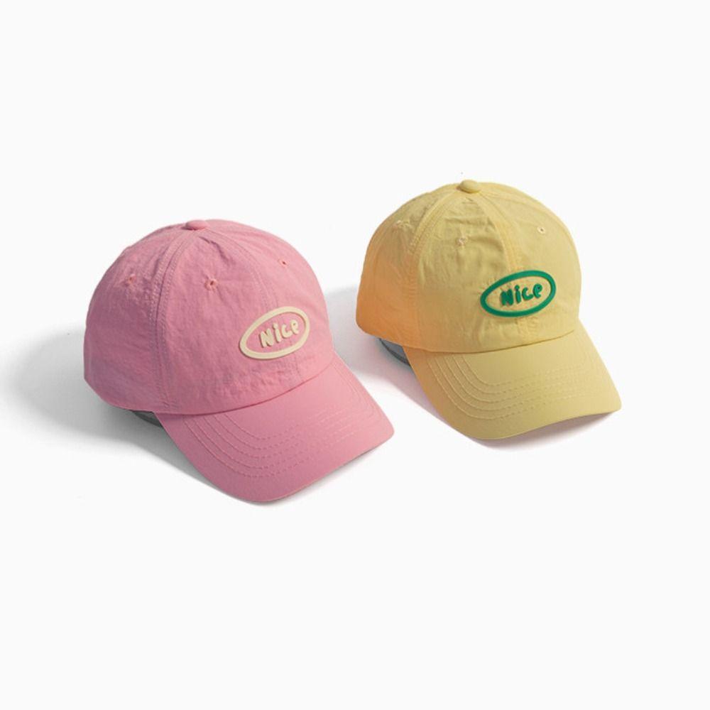 Letter Embroidered Children Baseball Cap Quick-drying Duck Tongue Hat Fashion Baby Sun Hats  Summer