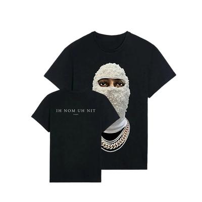 Summer Flat Print Clothing Round Neck Casual Cotton Clothing Short Sleeves Street Loose Trend Tops Unisex Fashion