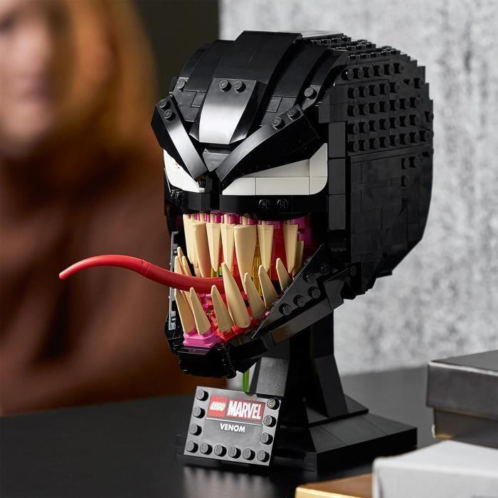 LEGO® Marvel 76187 Venom, Kit de Construction, Masque, Casque de Tête, Déco, Adultes