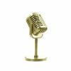 Simulation Props Retro Microphone Vintage Classic Style Dynamic Vocal Microphone Miniatures For Home Decoration Small Ornaments
