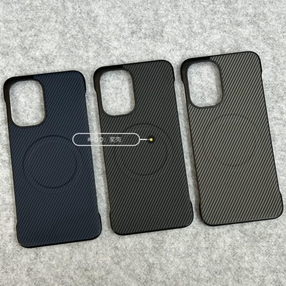 For OnePlus 15R Ace 6 Case Hard Carbon Fiber Magnetic Anti Fingerprint Non-slip Protective Cover For OnePlus Ace 6T Shell Bumper