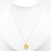 MARIHA [1102221006] K18 Ancient Memories Gold Necklace Athena/Angel Rectangle Chain 17.7" Necklace Yellow GoldUsed