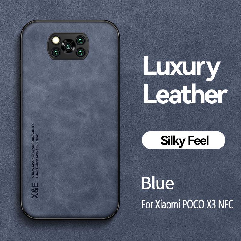 For Xiaomi Poco X3 Pro Case Car Magnetic Holder Leather Phone Cases For Poco Poko Pocco Little X3Pro X 3 Pro 3Pro X3 NFC Cover