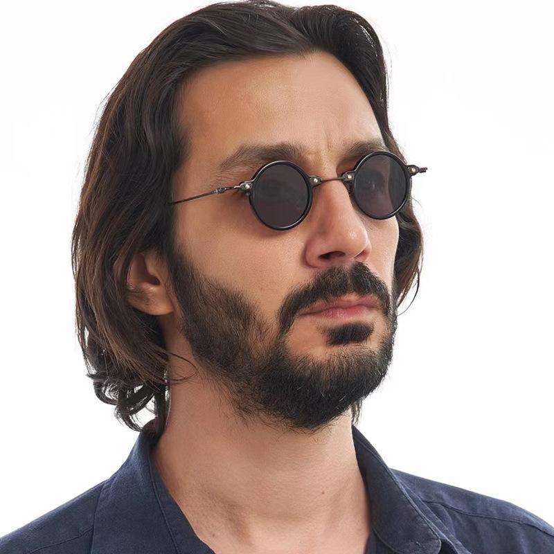 Small Frame Round Personality Hip Hop Sunglasses Retro Sunglasses Sunglasses