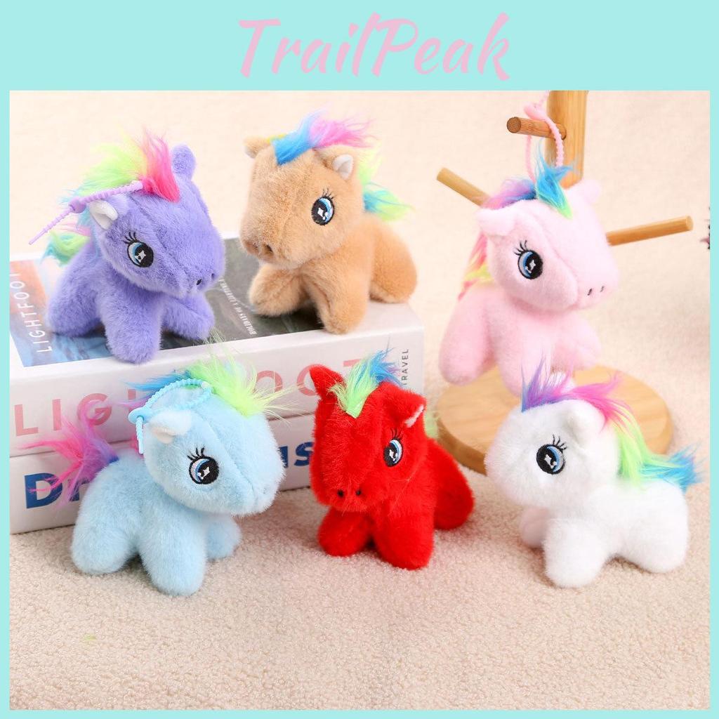 Cute Animal Plush Pony Pendant With Pp Cotton Filling For Kids And Teen Gifts