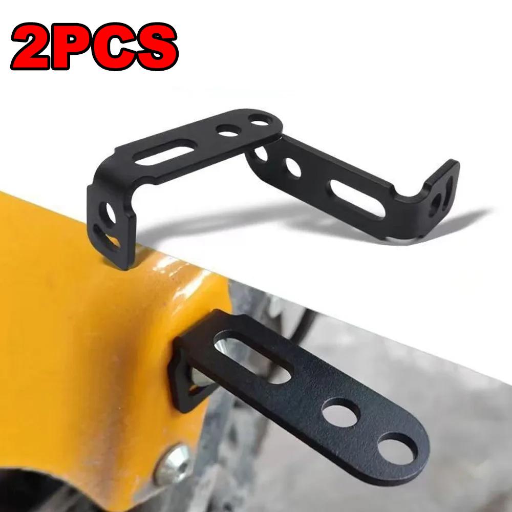 2x Motorcycle Spotlight Mount Universal Adjustable Bracket for Scooter E-Bike Fender LED Fog Light Holder Metal Moto Accessories