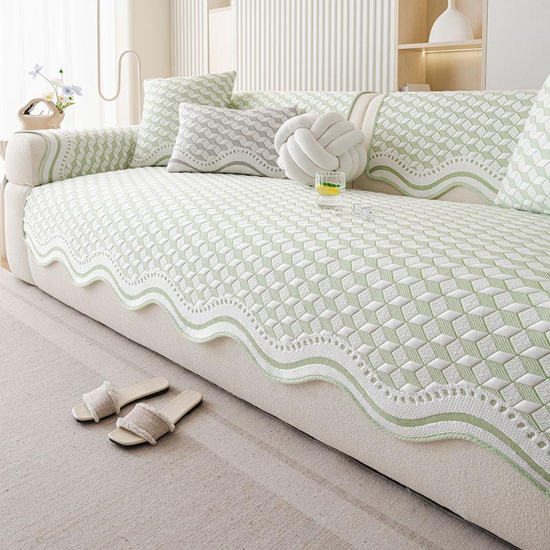 

New Special-Shaped Irregular Combination Sofa Cushion Summer Cooling Fixed Combination One-Piece Straight Row Seat Cushion 70*70cm