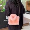 Winter Faux Fur Shopper Tote Bag for Women Plush Handbag Designer Fluffy Wool Shoulder Bag Women Furry Crossbody Messenger Bag KTB