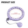 BEPAN Smart Weighted Fitness Hu La Hoop Fitness Massage Exercise Circle with Ball and Counter for Adults Weight Loss