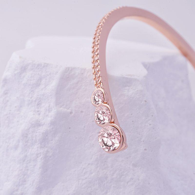 Givenchy Crystal Bangles Unisex Rose Gold 60550672-9DH