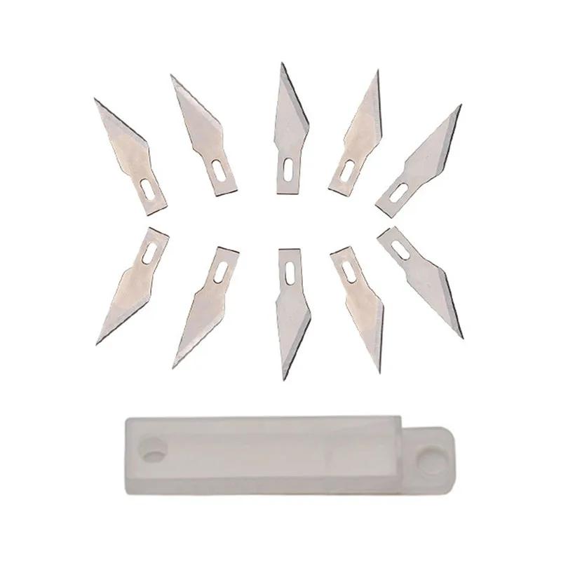 

Multicolor Metal Scalpel Knife Tools Kit Non-Slip Blades Engraving Knife Mobile Mobile Phone Film Paper Cut Carving Tools #11