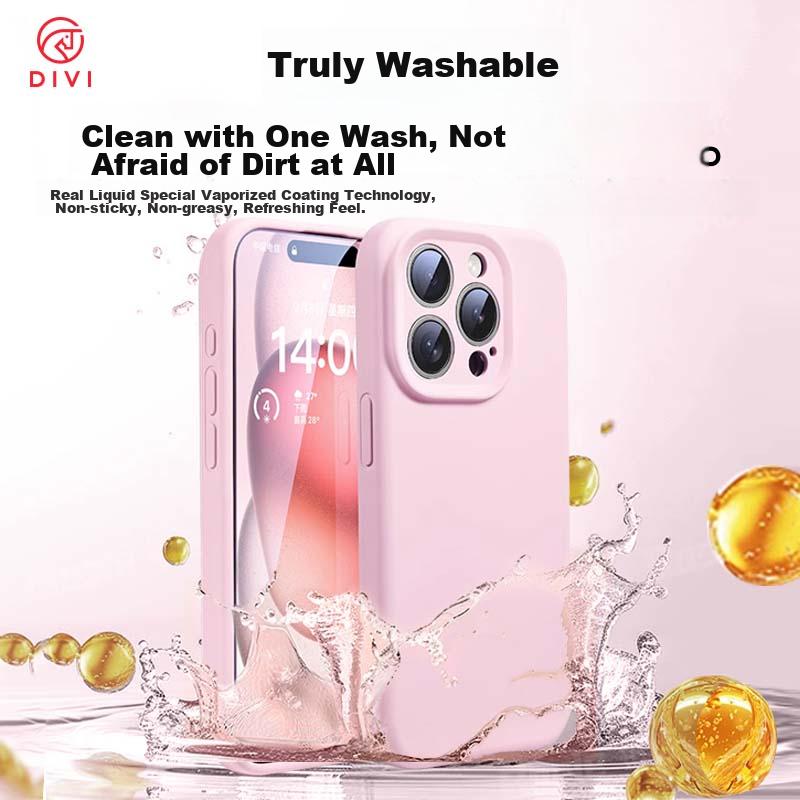 Official Version True LiquidIPhone 12 Case, Liquid Silicone Skin-Friendly Full Camera Protection, Ultra-Thin Shockproof Anti-Scratch Case, Pink