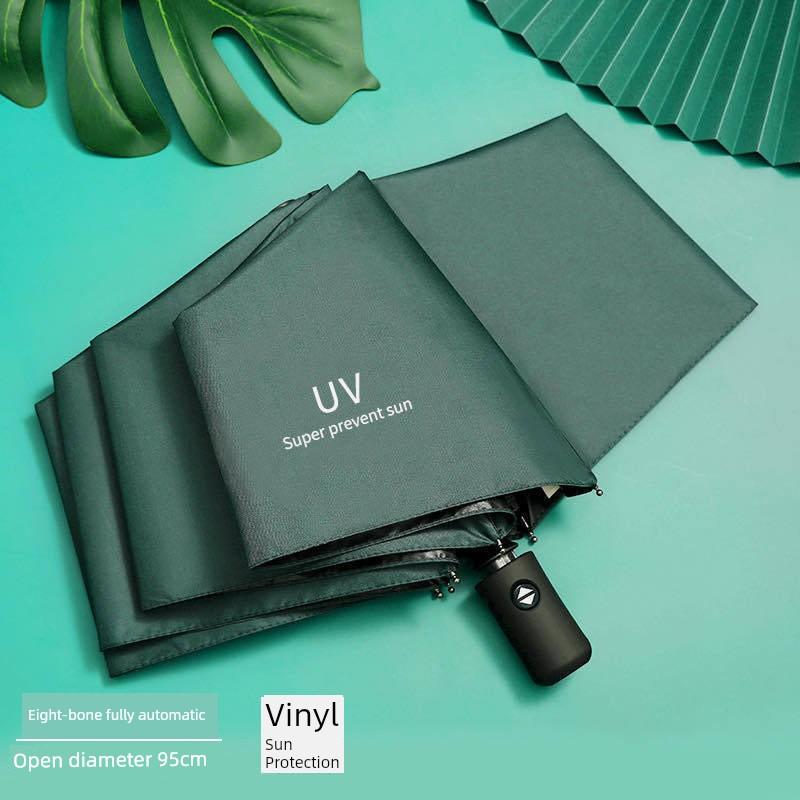 Automatic Dual-Purpose Anti-Uv Large-Rib Sun Umbrella, Thickened and Reinforced, 70% off Multi-Rib Sunshade Umbrella, Rain and Sun Umbrella
