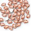Drop Back Clear Iron-on Rhinestone Acrylic Stones for DIY Clothing