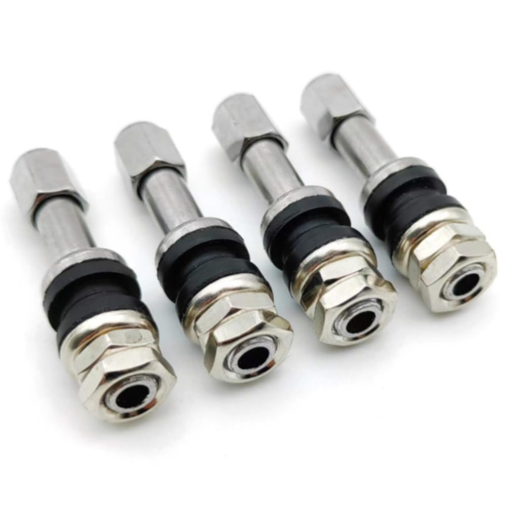 TR43E Wheel Inside Valve, Clamp-in Valve, 4 Pieces, Universal Tire Valve, For Inside Use,
