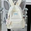 Schoolbag Japanese ins Solid Color Simple Backpack High Value Campus Lightweight Junior High School Student Versatile School Bag Backpack