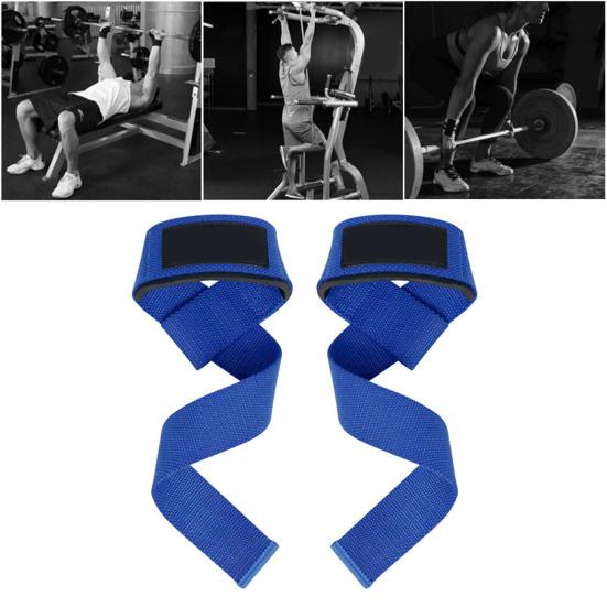 1 Pair Lifting Strap Men Women Anti-Slip Weightlifting Grip Band Bodybuilding Powerlifting Strength