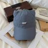 Three-Dimensional Cat Ears Baseball Cap Female Trendy Cool Babes Letter Embroidery Versatile Sunshade Showing Face Small Cap