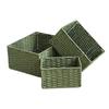 Rectangular Cosmetics Storage Box Handmade Snack Storage Box Coffee Table Storage Basket  for Home